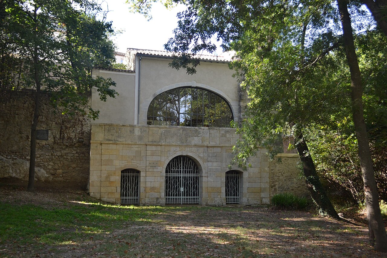 Maison des eaux (la Coquille) dans le parc de Bocaud à Jacou